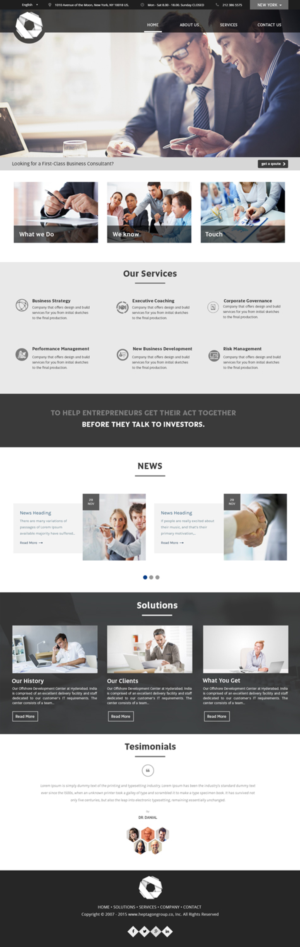 Web Design by Xclusive Designers for this project | Design: #11517464