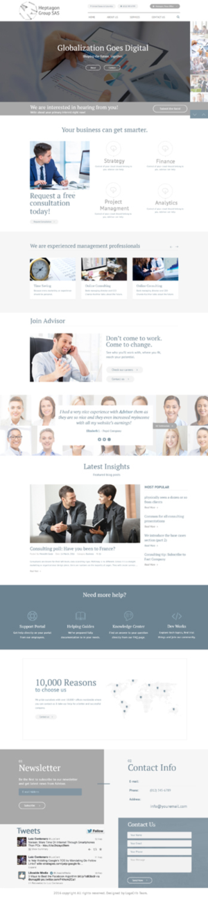 Consulting company needs website design | Web Design by bdesigner9