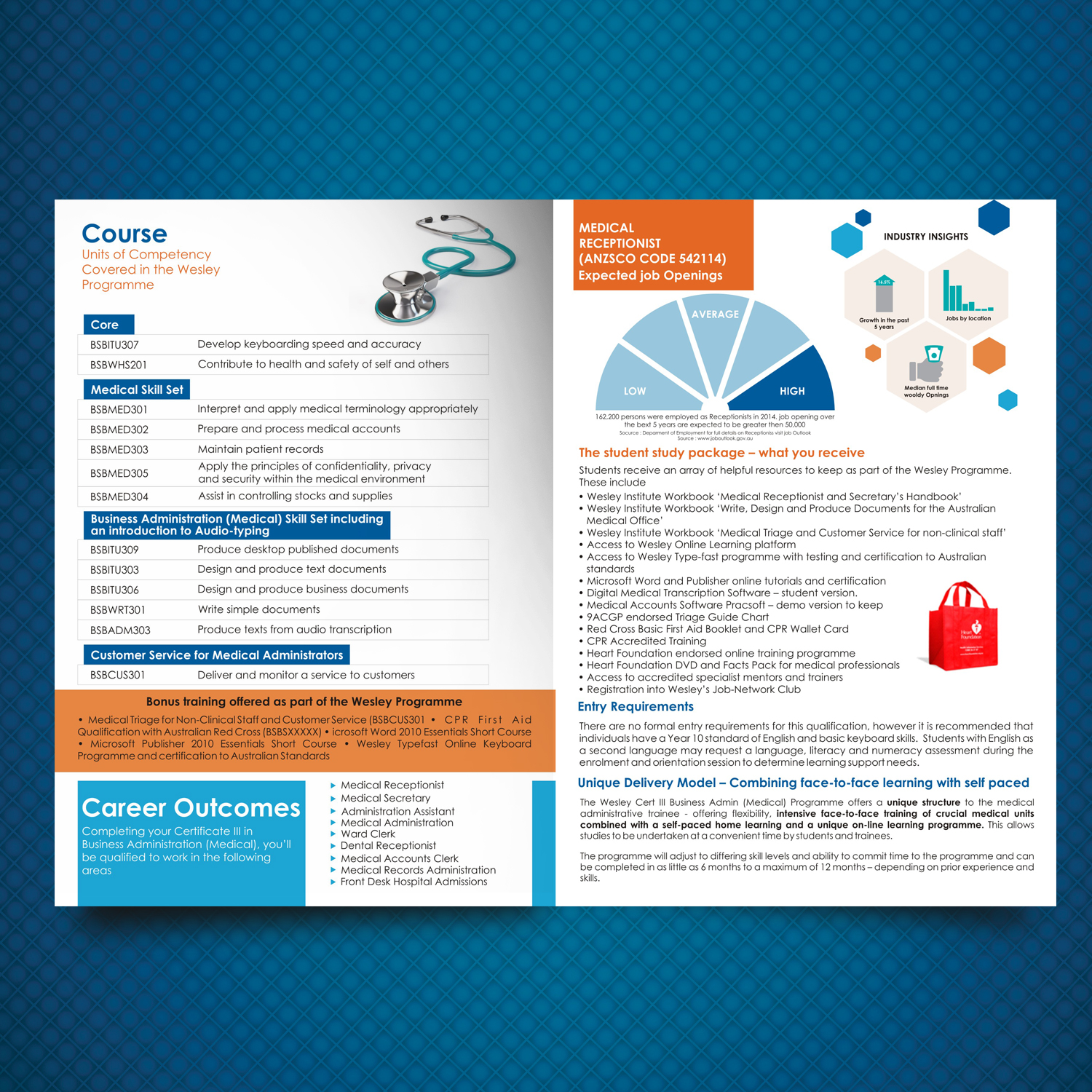 Flyer Design by uk for Wesley Health Management | Design #11505155