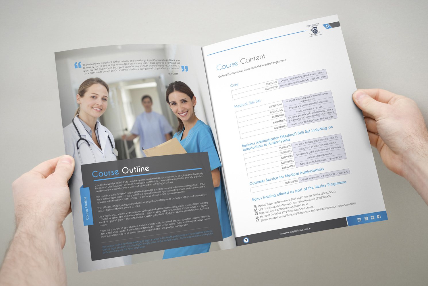 Flyer Design by iTech Graphics for Wesley Health Management | Design #11509346