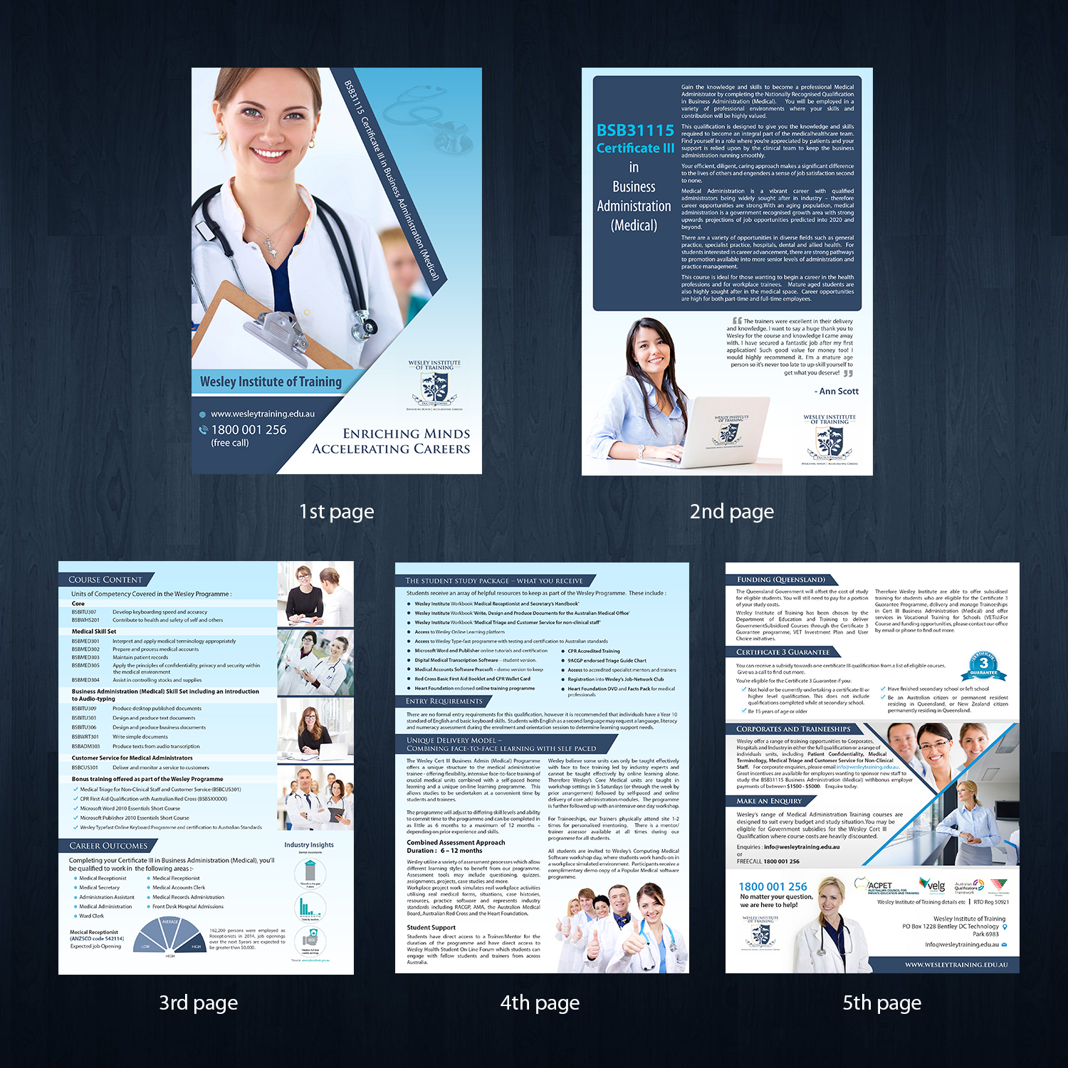 Flyer Design by aspiremedia for Wesley Health Management | Design #11527925