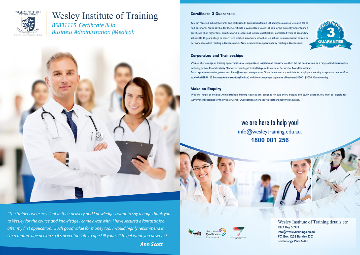 Flyer Design by Xclusive Designers for Wesley Health Management | Design #11525067