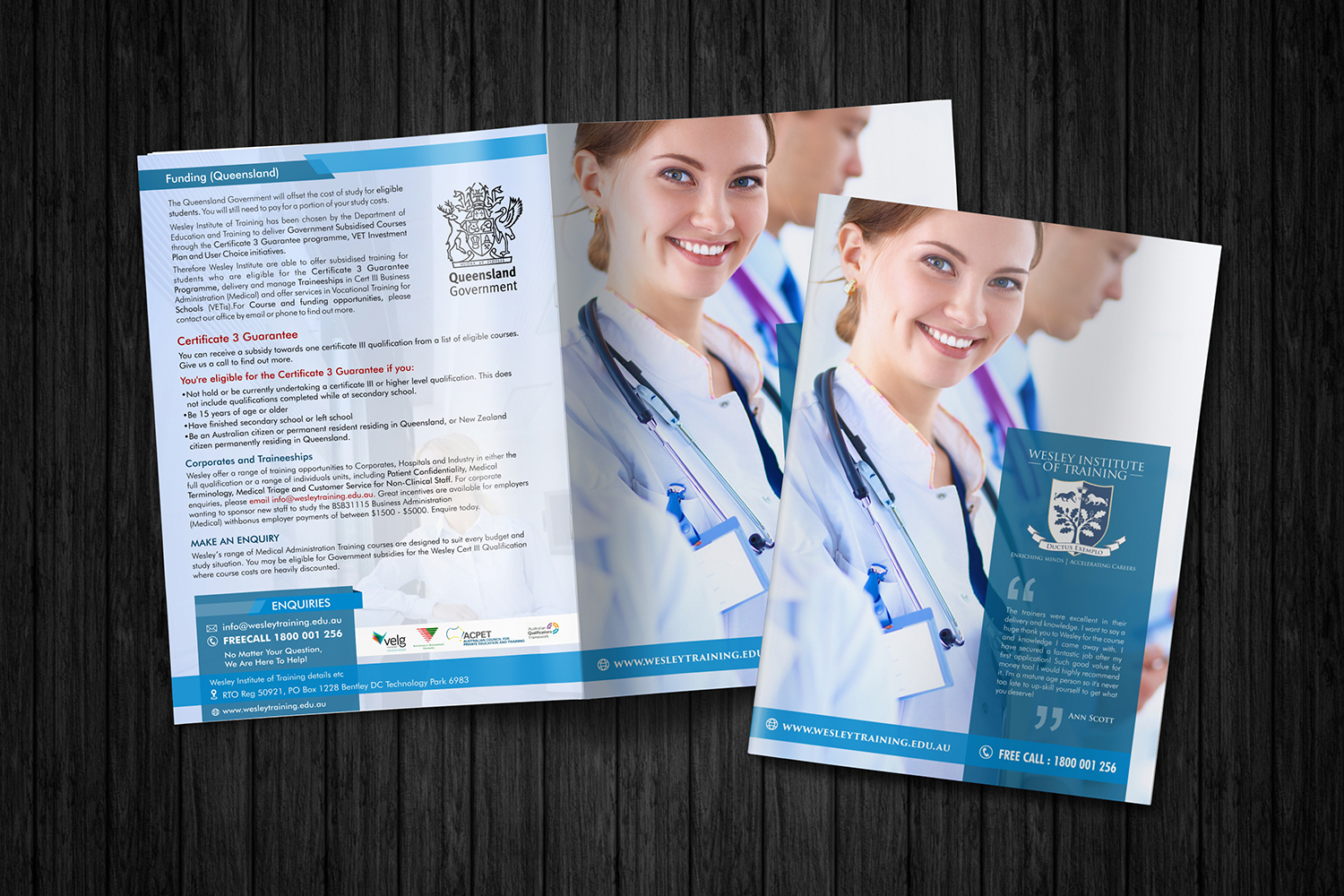 Flyer Design by ecorokerz for Wesley Health Management | Design #11502830