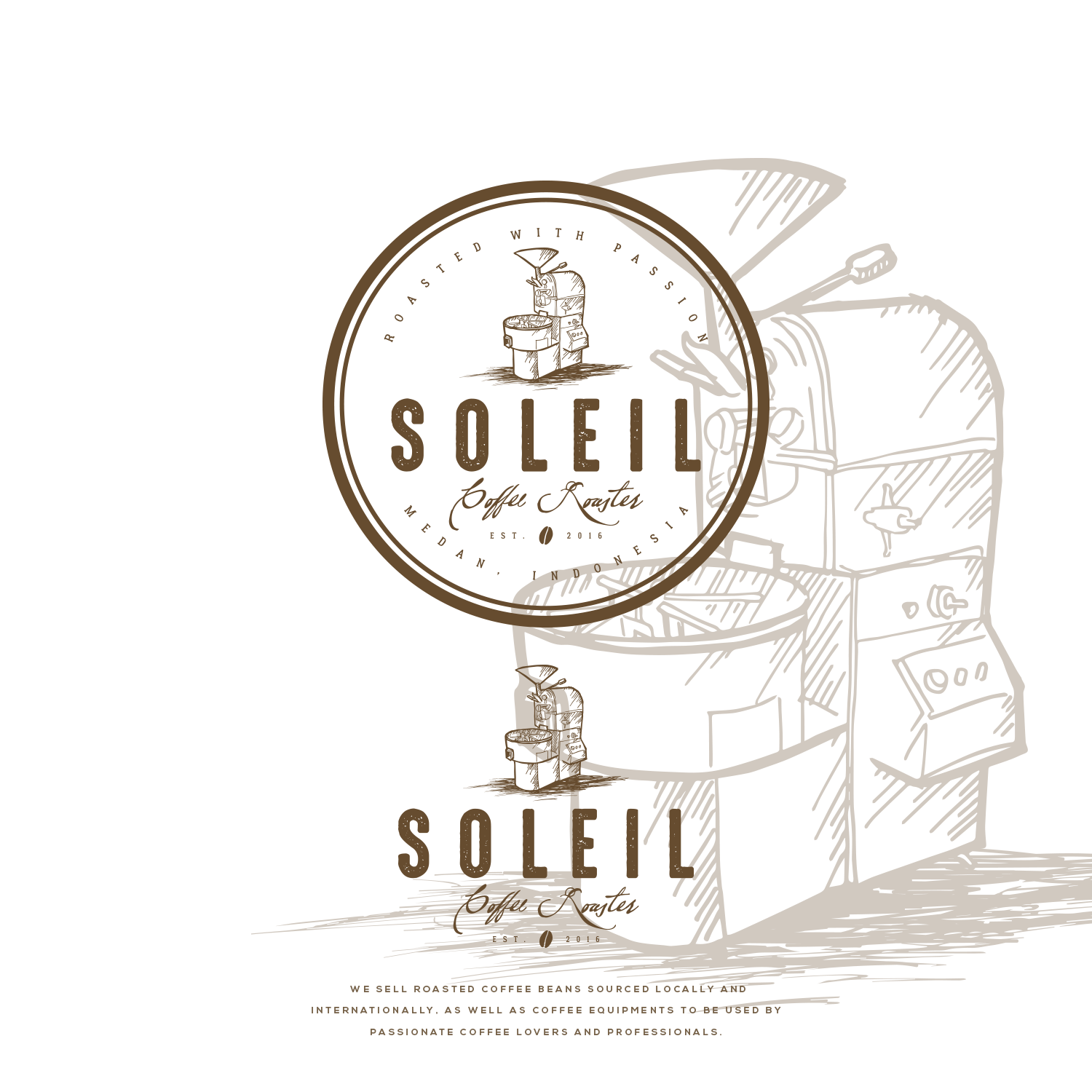 Diseño de Logo por Dreams.MELO para Soleil Coffee Roaster | Diseño #11587554