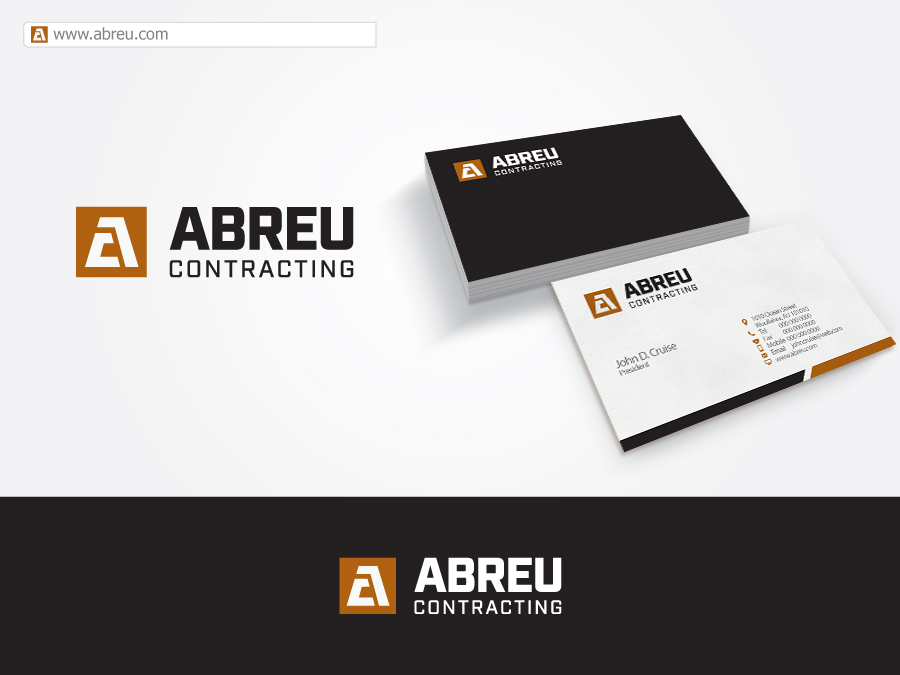 Logo Design by airborne for Abreu Contracting | Design #11506183
