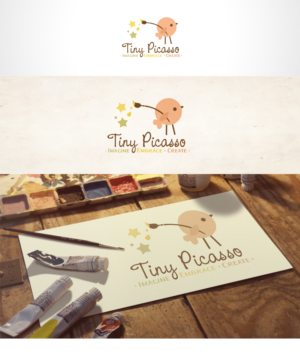 Tiny Picasso - Imagine, Embrace, Create  | Logo Design by ne_padamo
