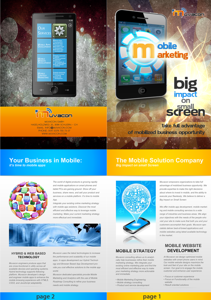 Brochure Design by Aaron Jarvis for this project | Design #512413