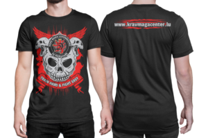 TShirt for our center Krav Maga Center Luxembourg 