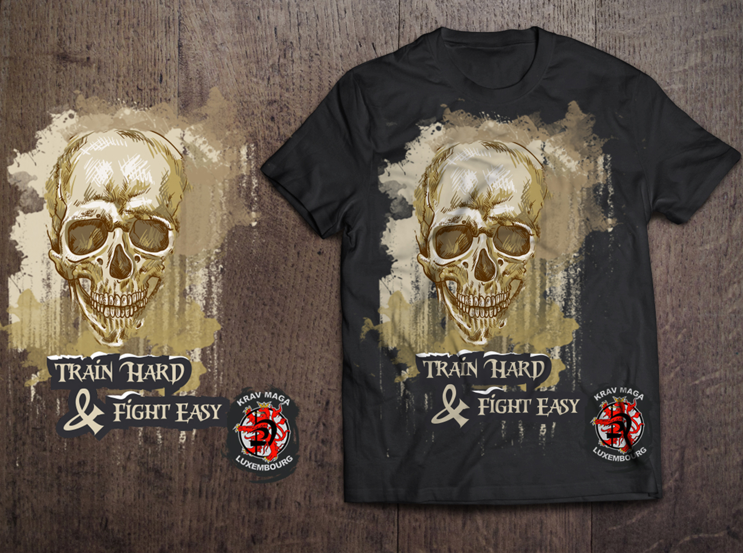 T-shirt Design by SAI DESIGNS for MJ Fitness Krav Maga Center | Design #11588319