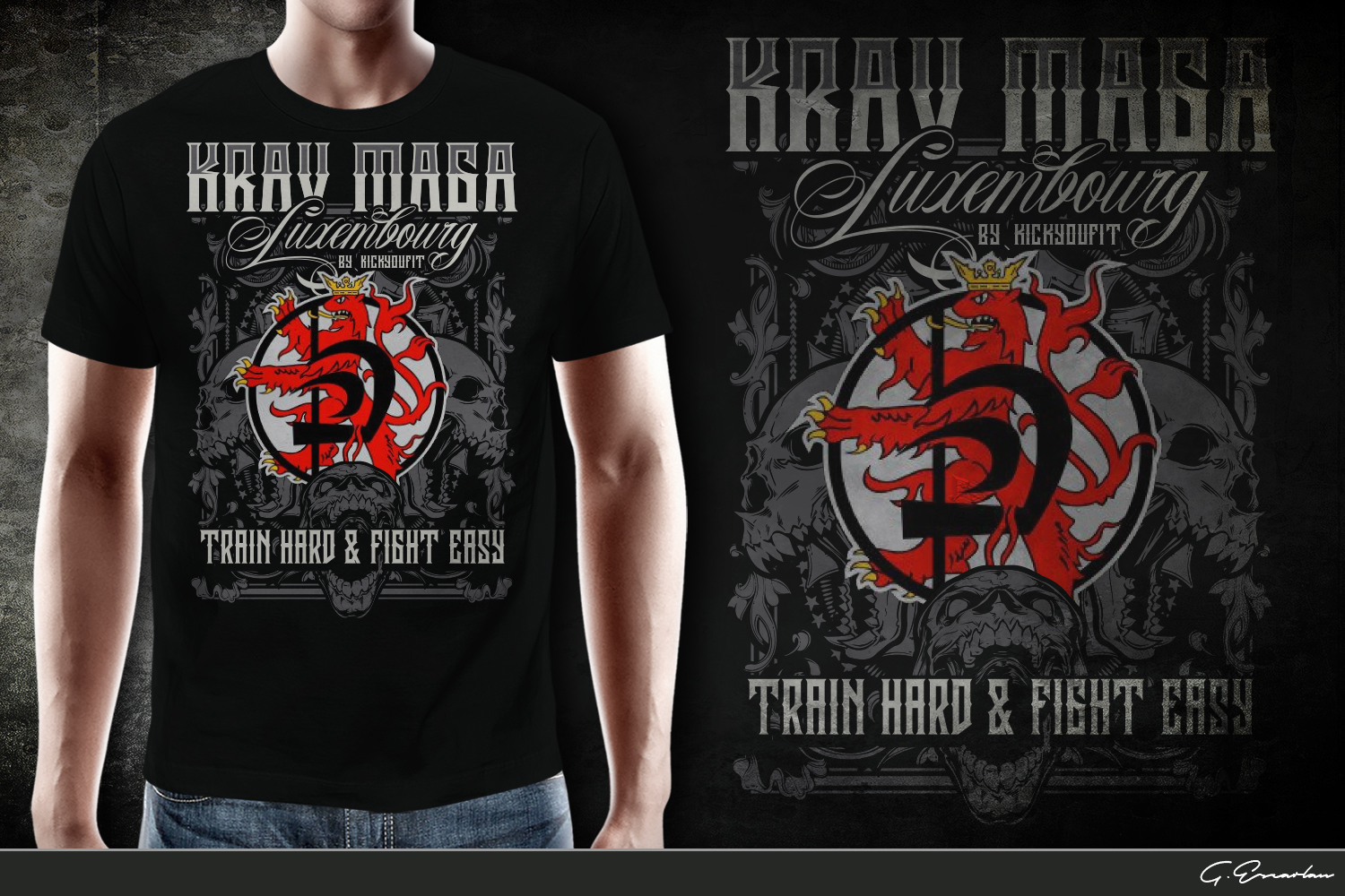 T-shirt Design by gekgrfx for MJ Fitness Krav Maga Center | Design #11635239