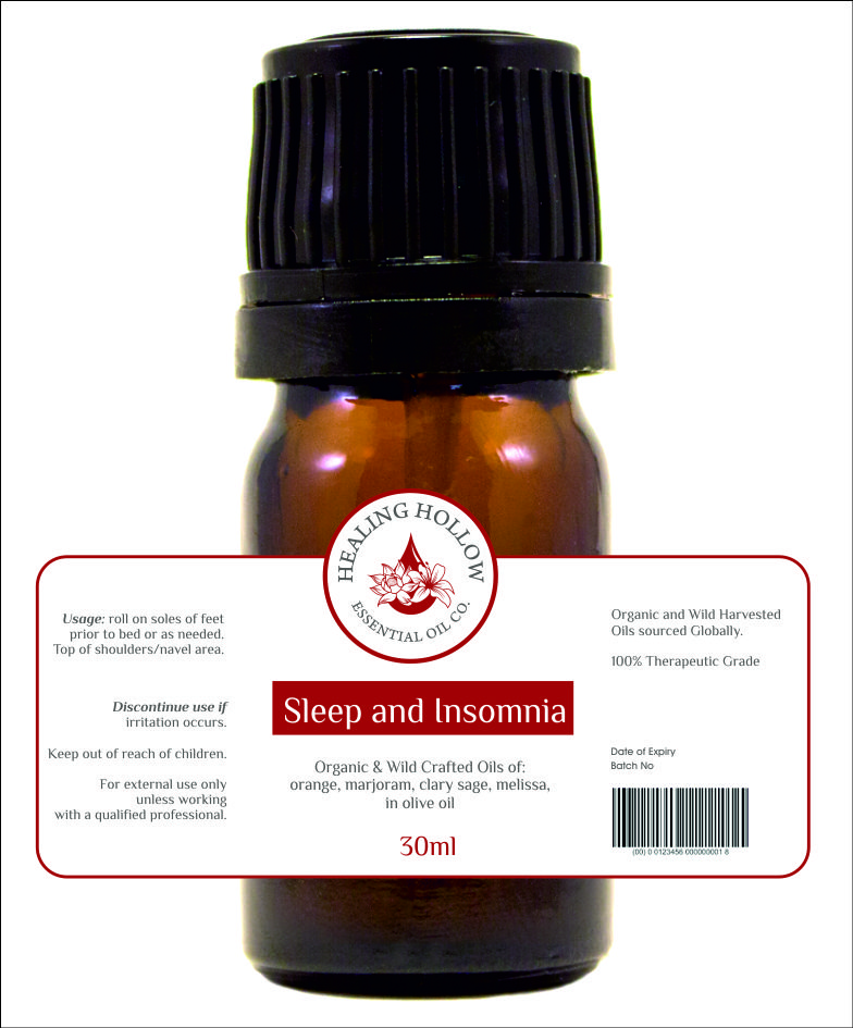 Diseño de Etiqueta por ciolena para Healing Hollow Essential Oil Co.  | Diseño #11559418