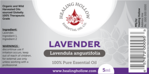 Diseño de Etiqueta por Akshar Shailesh para Healing Hollow Essential Oil Co.  | Diseño: #11551676