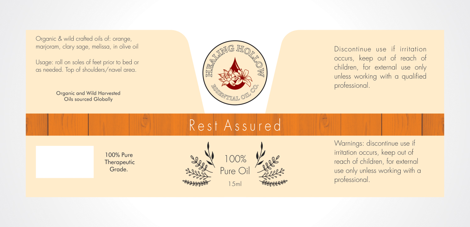 Diseño de Etiqueta por Vishal Vishwakarma  para Healing Hollow Essential Oil Co.  | Diseño #11566905