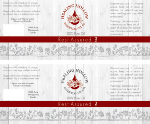 Diseño de Etiqueta por Vishal Vishwakarma  para Healing Hollow Essential Oil Co.  | Diseño: #11604066