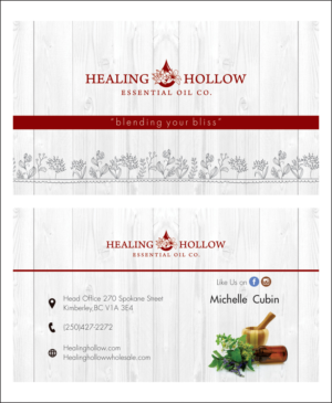 Diseño de Etiqueta por Vishal Vishwakarma  para Healing Hollow Essential Oil Co.  | Diseño: #11626626