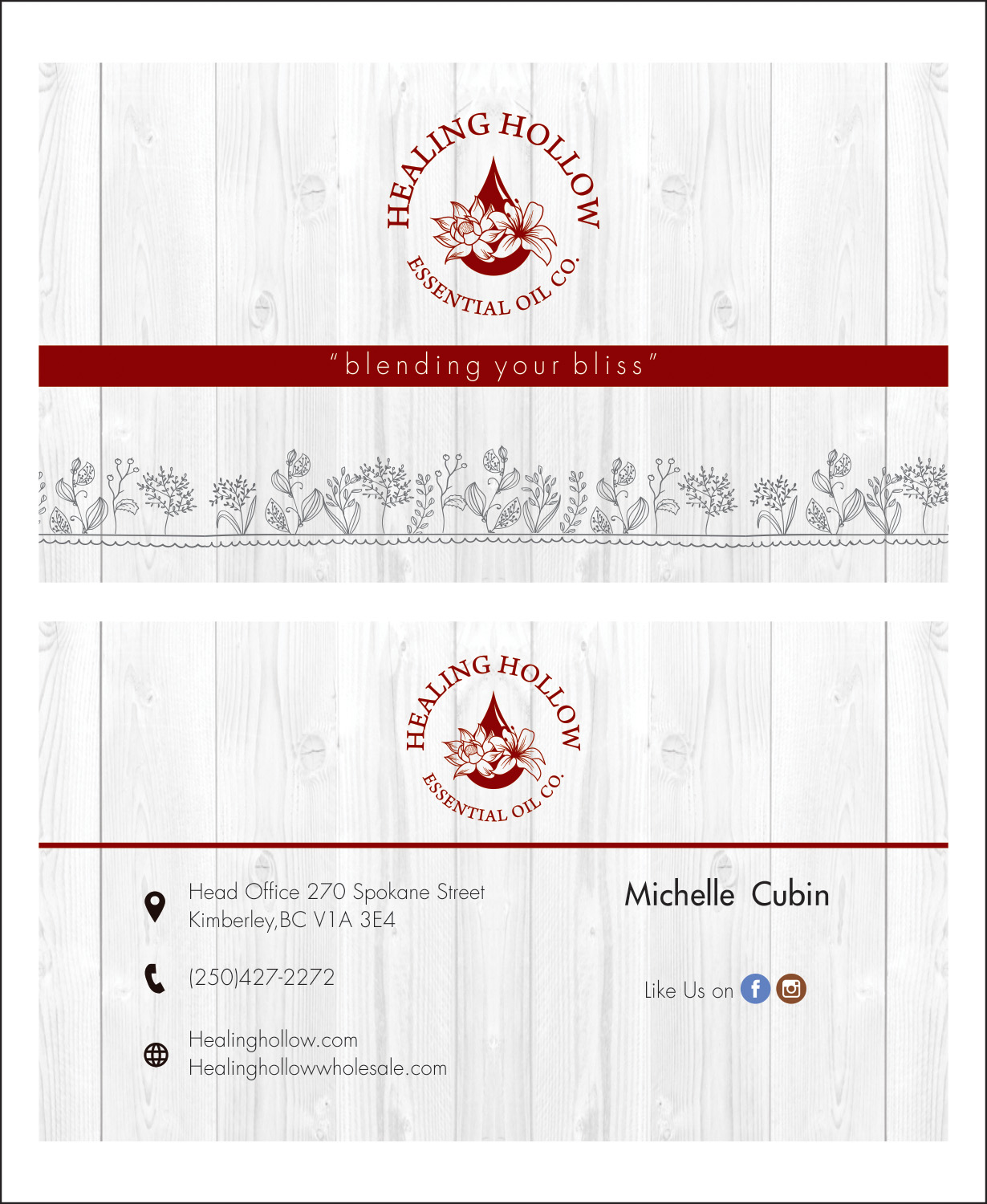 Label Design by Vishal Vishwakarma  for Healing Hollow Essential Oil Co.  | Design #11626652
