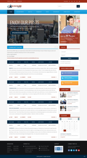 WordPress-Design von pb für NYC SHRM | Design: #11689774