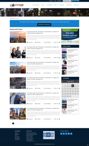 WordPress-Design von pb für NYC SHRM | Design: #11707072