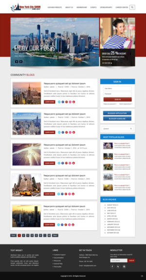 WordPress-Design von pb für NYC SHRM | Design: #11803094