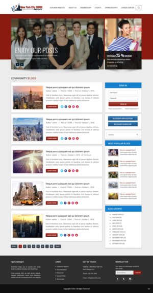 WordPress-Design von pb für NYC SHRM | Design: #11803096