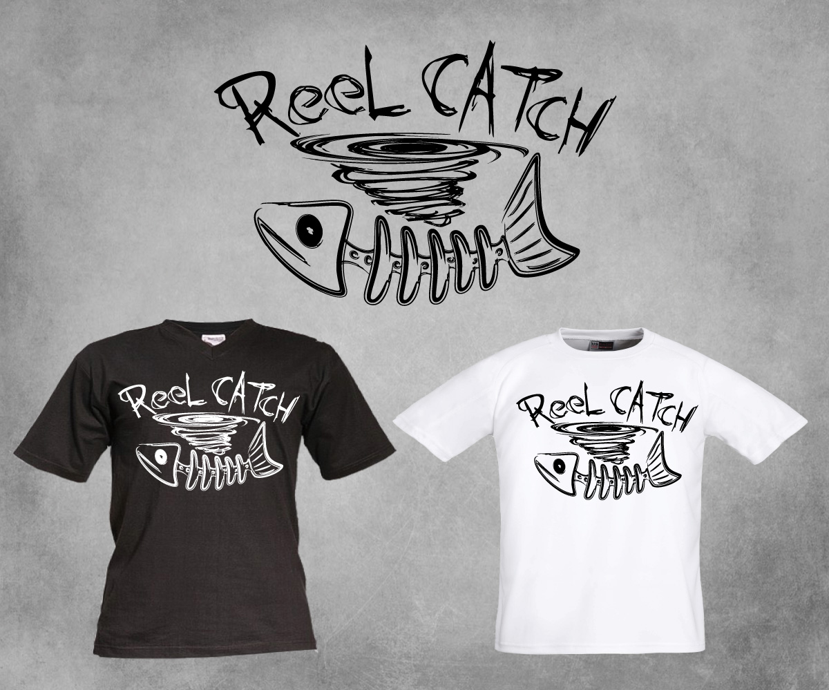 Diseño de Camiseta por SpaGGy para Reel Catch LLC | Diseño #11593149