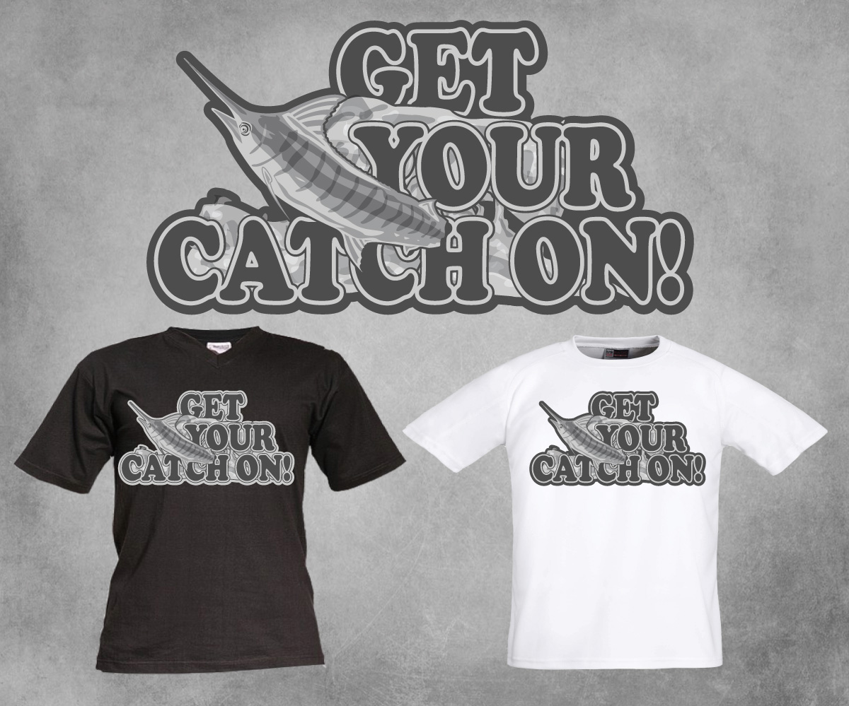 Diseño de Camiseta por SpaGGy para Reel Catch LLC | Diseño #11595077