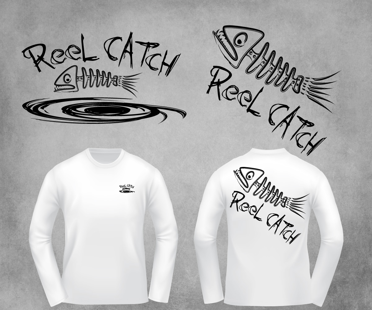 Diseño de Camiseta por SpaGGy para Reel Catch LLC | Diseño #11603699
