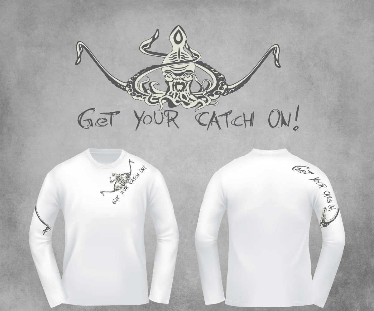 Diseño de Camiseta por SpaGGy para Reel Catch LLC | Diseño #11604722