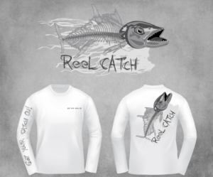 Diseño de Camiseta por SpaGGy para Reel Catch LLC | Diseño: #11619408