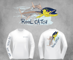 Diseño de Camiseta por SpaGGy para Reel Catch LLC | Diseño: #11619411
