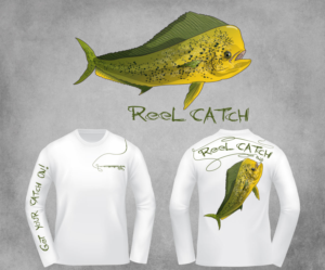 Diseño de Camiseta por SpaGGy para Reel Catch LLC | Diseño: #11625385