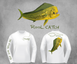 Diseño de Camiseta por SpaGGy para Reel Catch LLC | Diseño: #11633647
