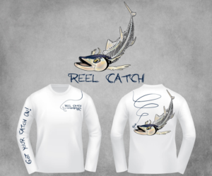 Diseño de Camiseta por SpaGGy para Reel Catch LLC | Diseño: #11639311