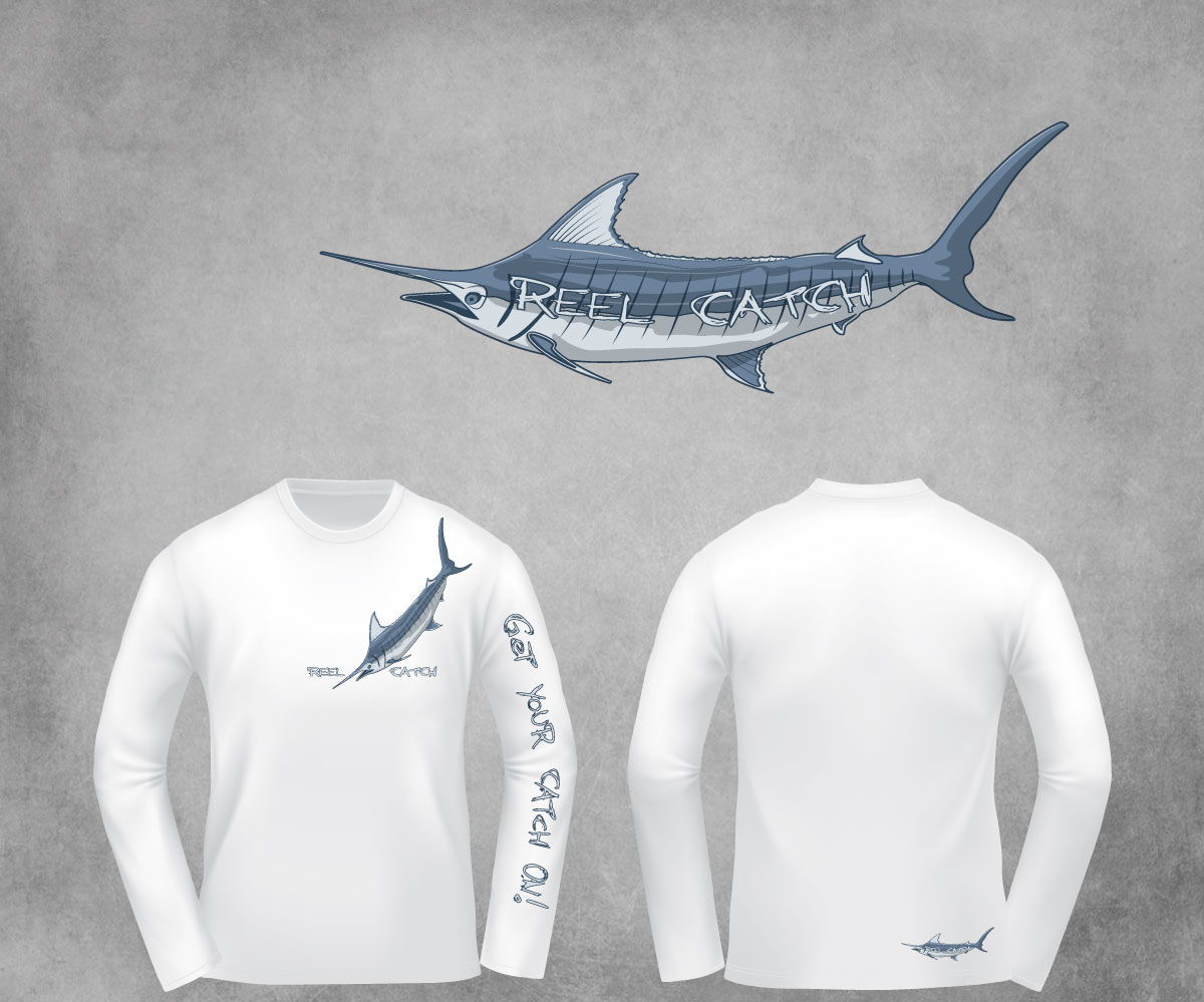 Diseño de Camiseta por SpaGGy para Reel Catch LLC | Diseño #11660216