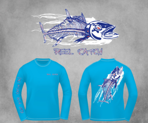 Diseño de Camiseta por SpaGGy para Reel Catch LLC | Diseño: #11715006