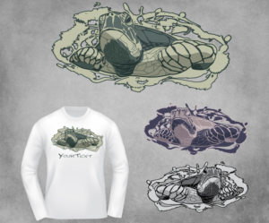 Diseño de Camiseta por SpaGGy para Reel Catch LLC | Diseño: #11783116