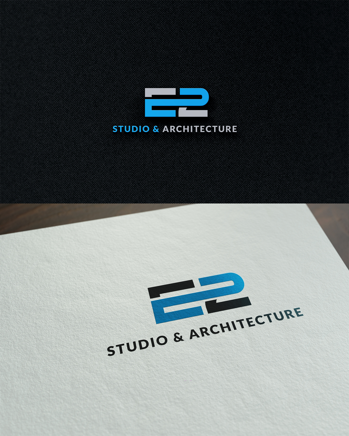Logo Design by yoossefMaroc for Studio E2 Architecture | Design #11511624