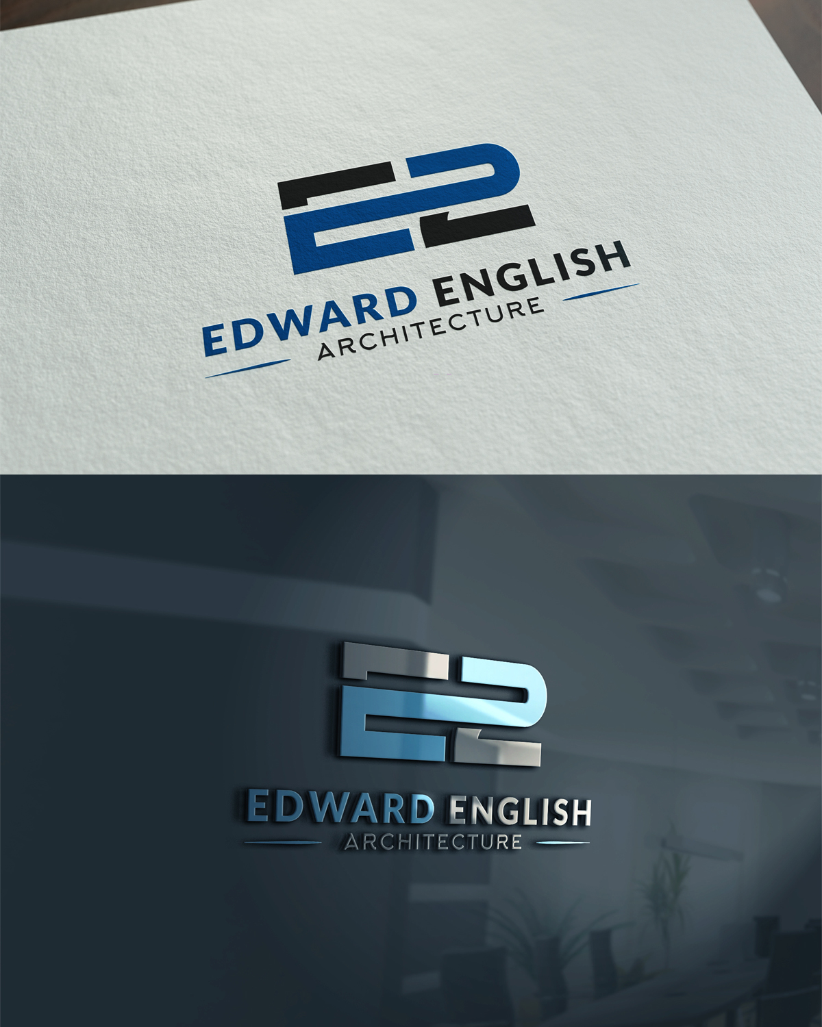 Logo Design by yoossefMaroc for Studio E2 Architecture | Design #11523415