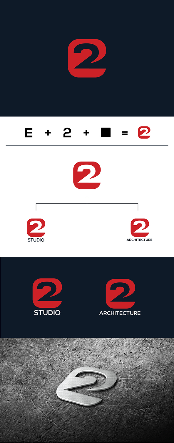 Logo Design by Logo Xtudio for Studio E2 Architecture | Design #11519507