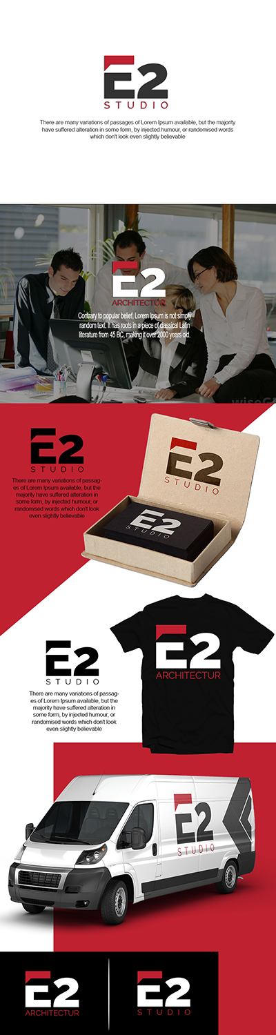 Logo Design by Logo Xtudio for Studio E2 Architecture | Design #11519508