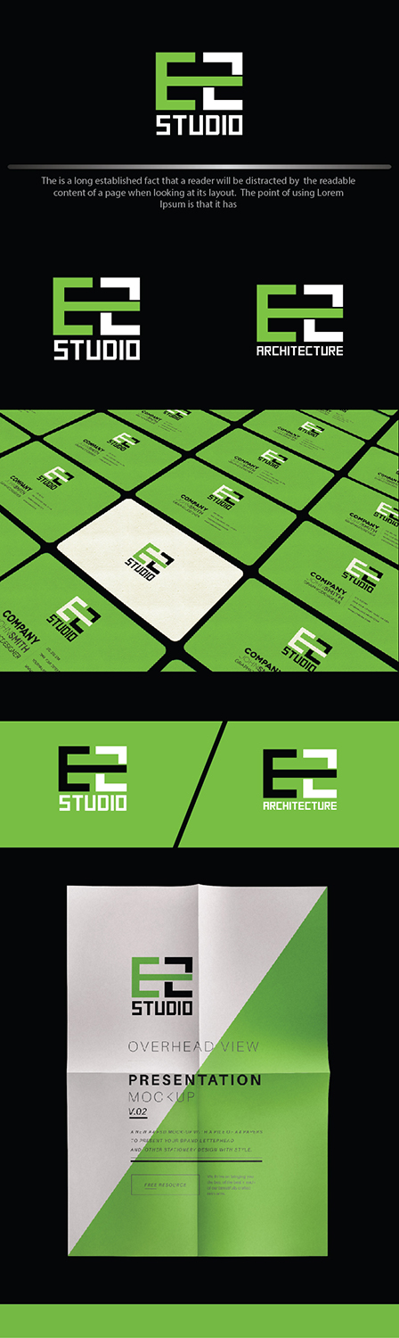Logo Design by Logo Xtudio for Studio E2 Architecture | Design #11519509