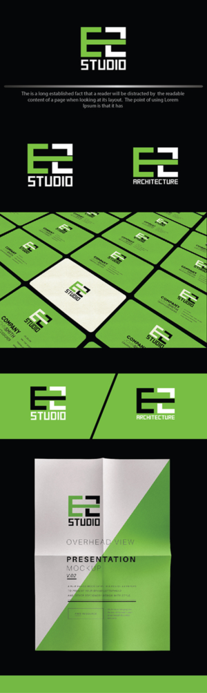 Logo Design by Logo Xtudio for Studio E2 Architecture | Design: #11519509