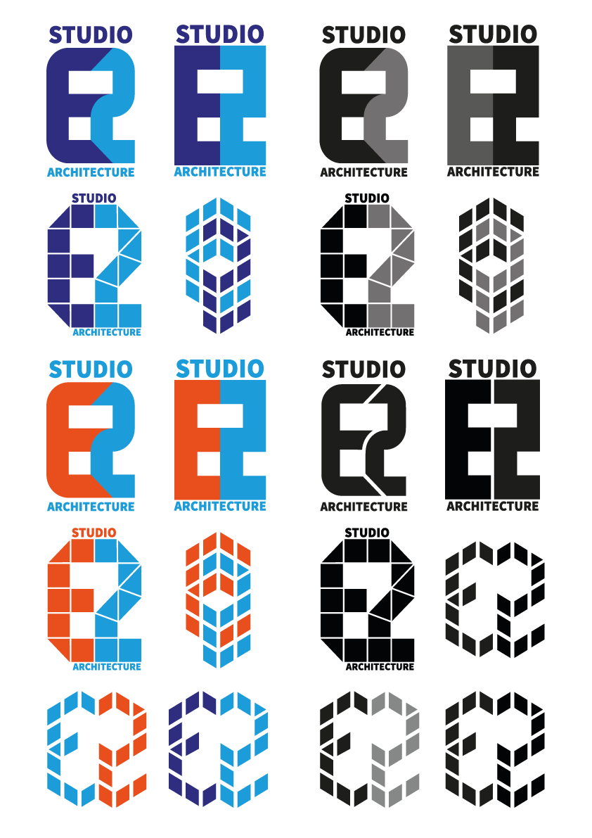 Logo Design by Andy@tyntyp for Studio E2 Architecture | Design #11518443