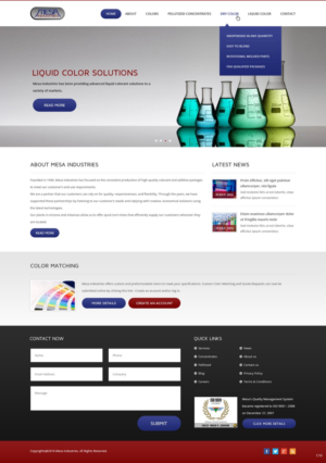 Web Design by pb for Mesa Industries | Design: #11617252