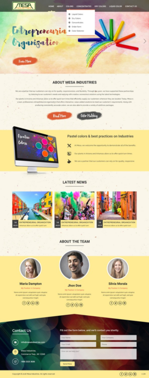 Web Design by pb for Mesa Industries | Design: #11617253