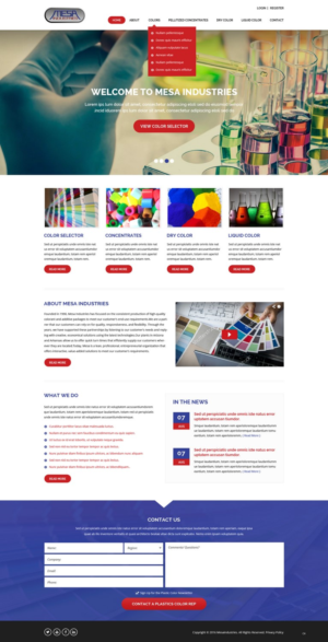 Web Design by pb for Mesa Industries | Design: #11617266