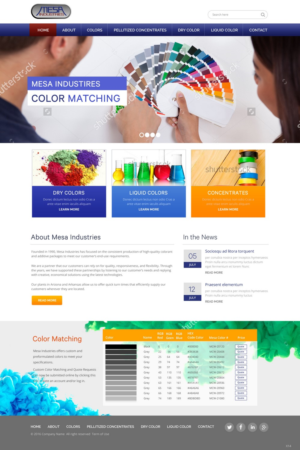 Web Design by pb for Mesa Industries | Design: #11624649