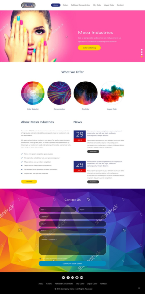 Web Design by pb for Mesa Industries | Design: #11624667