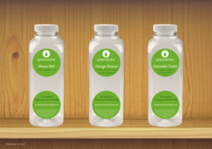 Packaging Design by Mystiq for Greenstraw Smoothies | Design: #11565813
