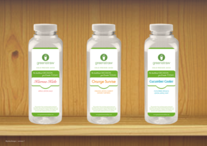 Packaging Design by Mystiq for Greenstraw Smoothies | Design: #11565827